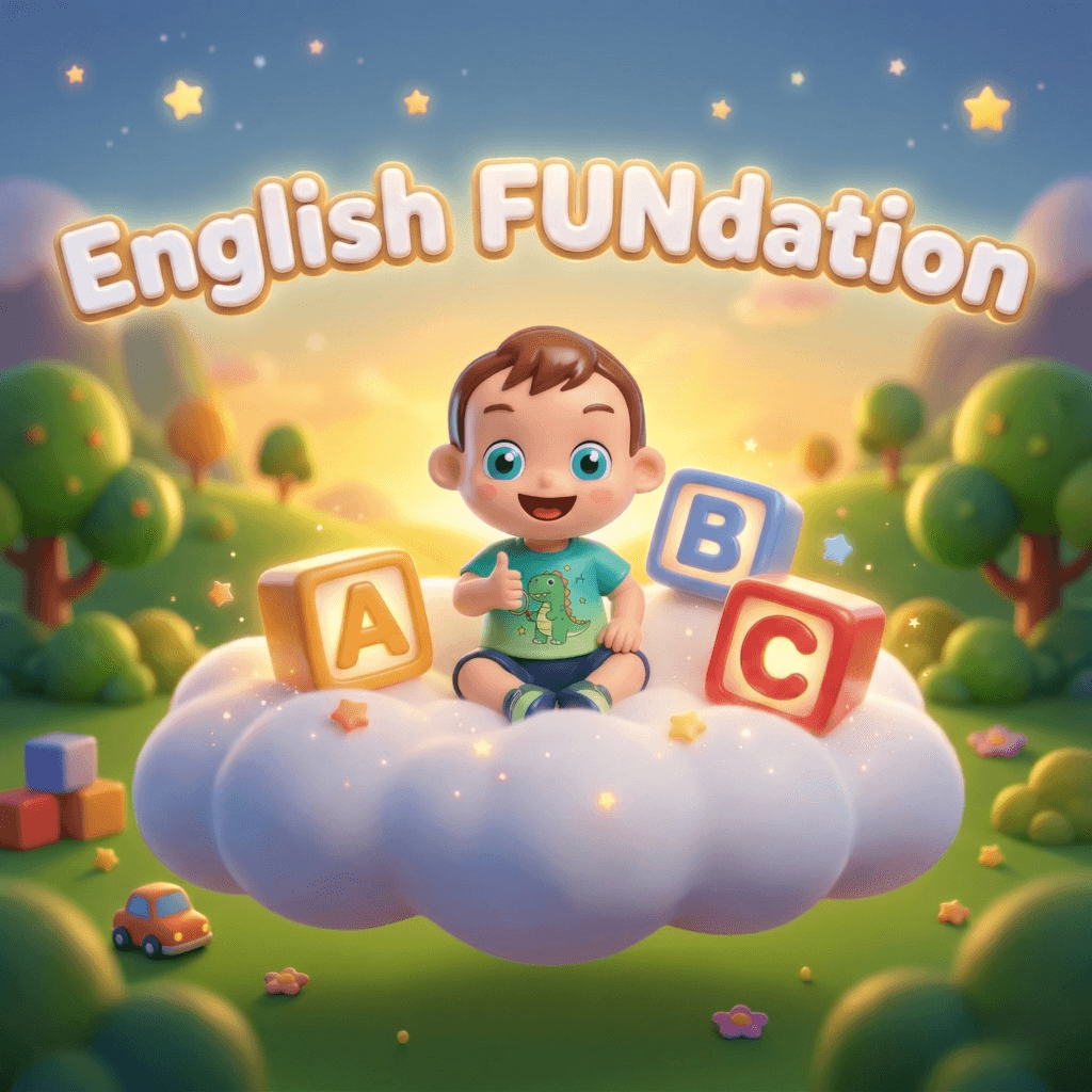 oung children learning English through fun songs, games, and storytelling in the English FUNdation course at Fun To Learn English Learning Centre Hong Kong. Early childhood English classes that build listening, speaking, and vocabulary skills.